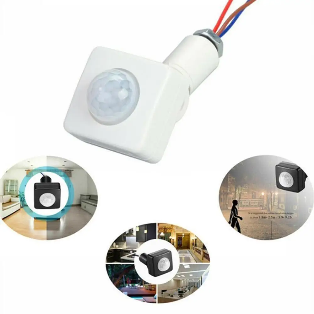 

Automatic 10MM 12MM AC 85-265V Security PIR Infrared Degrees LED Light 160 Detector Outdoor Sensor Wall Motion For Dropship X1O9