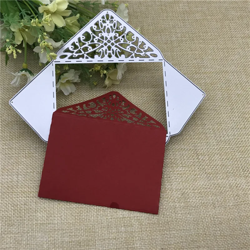

Rectangle Envelope Pocket Metal Cutting Dies for DIY Scrapbooking Album Paper Cards Decorative Crafts Embossing Die Cuts