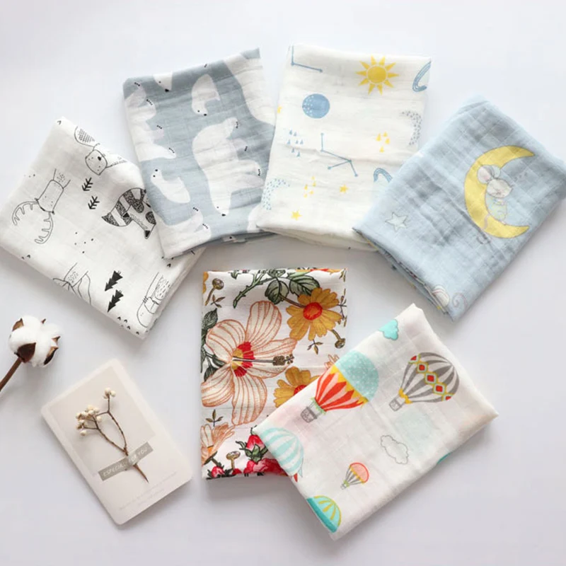 Детские одеяла для новорожденных мягкое органическое хлопковое детское