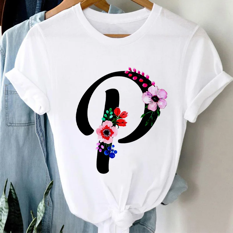 Женская футболка 26 по индивидуальному заказу с буквенным принтом s нарядное