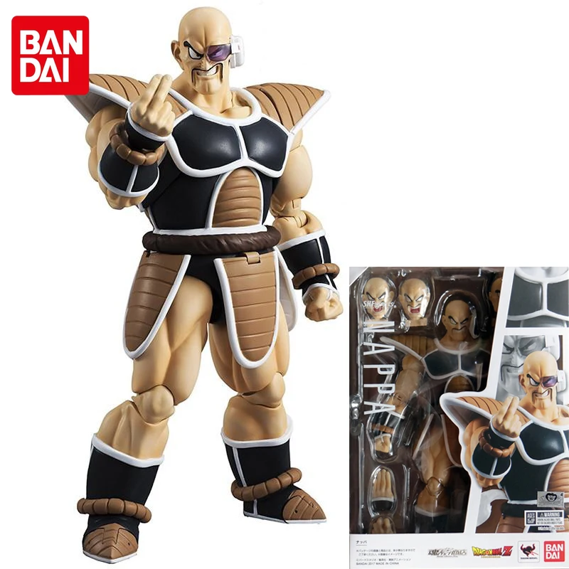 Bandai оригинальный SHFiguarts ограниченное из мультфильма Жемчуг дракона супер Z наппа
