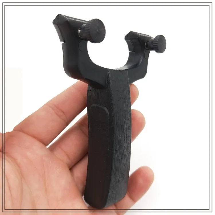 

Black Slingshot Archery ABS Catapult Sling Shot Shooting Hunting Slingbow Outdoor Target Flat Rubber Band Sports Games Toys