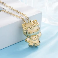 korean fashion cartoon kitty pendant necklace female hot classic wild jewelry girlfriend lover gift