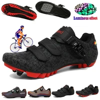 mtb cycling shoes spd cleat pedal set professional outdoor athletic racing bike shoes self locking bicycle shoes sneakers chauss