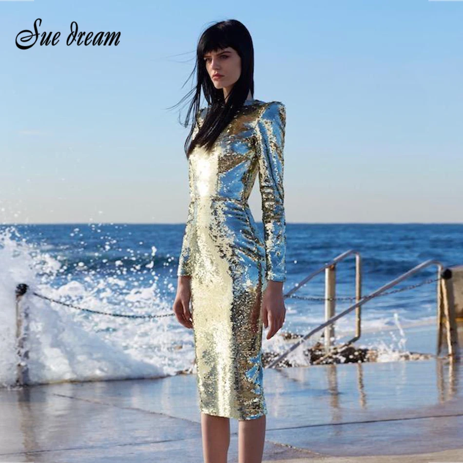 2021 летнее женское новое платье сексуальное серебряное блестящее с круглым