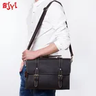 Деловой мужской портфель, Мужская простая индивидуальная Диагональная Сумка на плечо, мужские кожаные сумки в стиле ретро, оригинальная кожа Crazy Horse