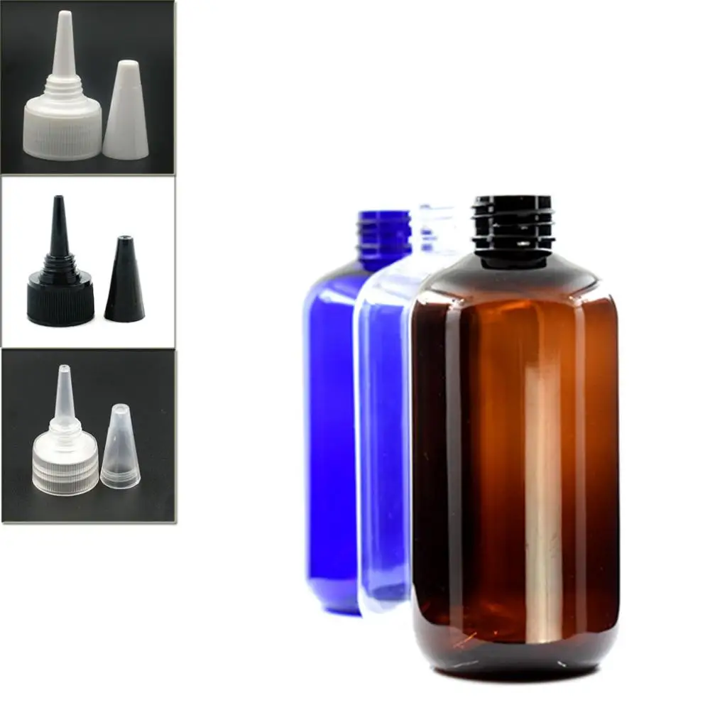 Пустая Бостонская круглая пластиковая бутылка объемом 250 мл прозрачная ПЭТ с