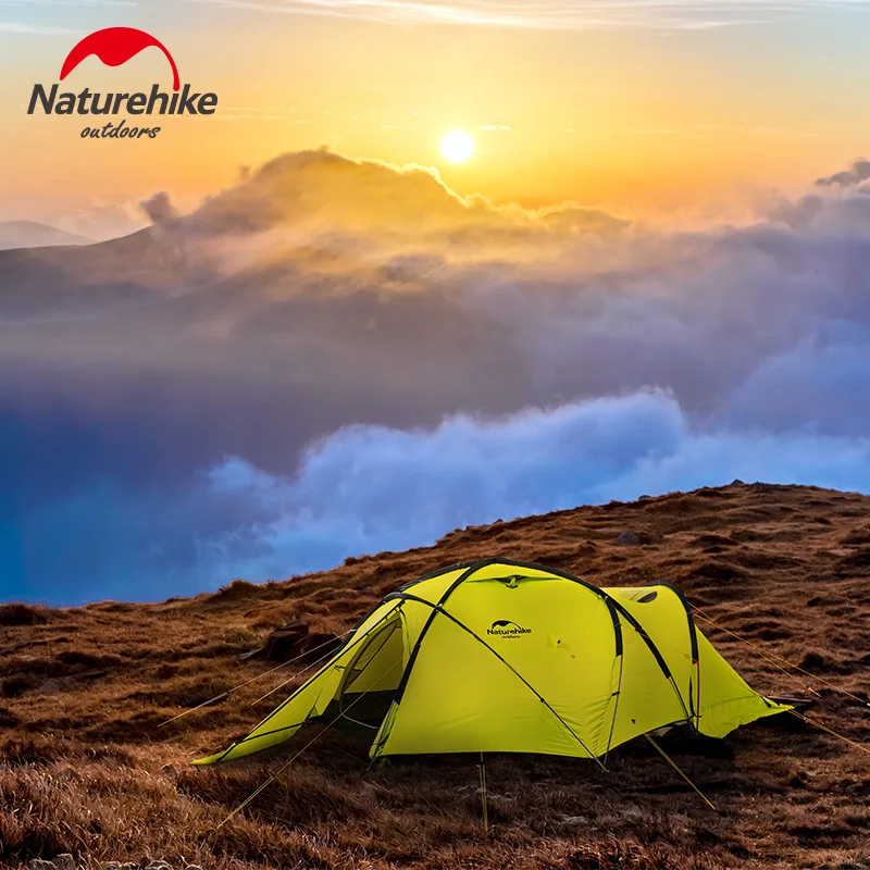 Фото Палатка Naturehike туристическая на 2 человек Всесезонная нейлоновая для Палатка Naturehike туристическая на 2 человек Всесезонная нейлоновая для