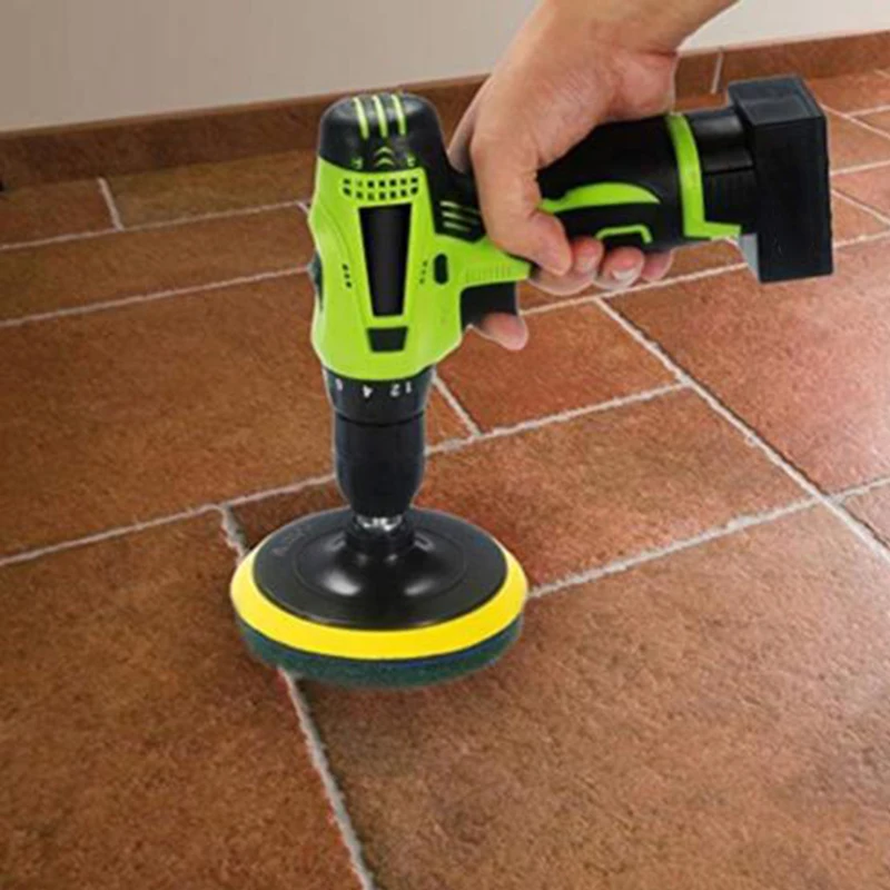 

6 X Scrub Pad Bathroom Tile Cleaning For Power Scrubber Scumbusting Reusable Kit