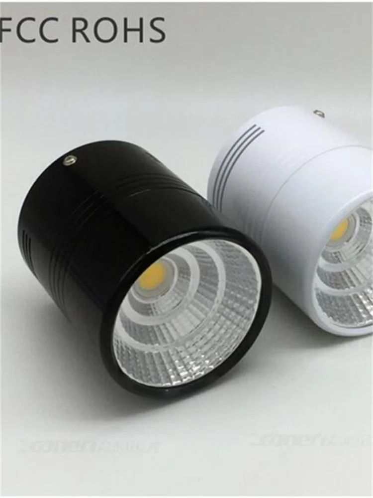 

Free Shipping Hot sale 15w Round shape cob led downlight dimmable lamp home led epistar spot led kitchen 220v 3 years warranty