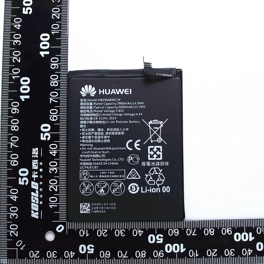 

Hua Wei Replacement Phone Battery HB436486ECW 3900mAh for Huawei Mate 10 / 10 Pro Mate 20 P20 Pro Honor V20 Original Batteries