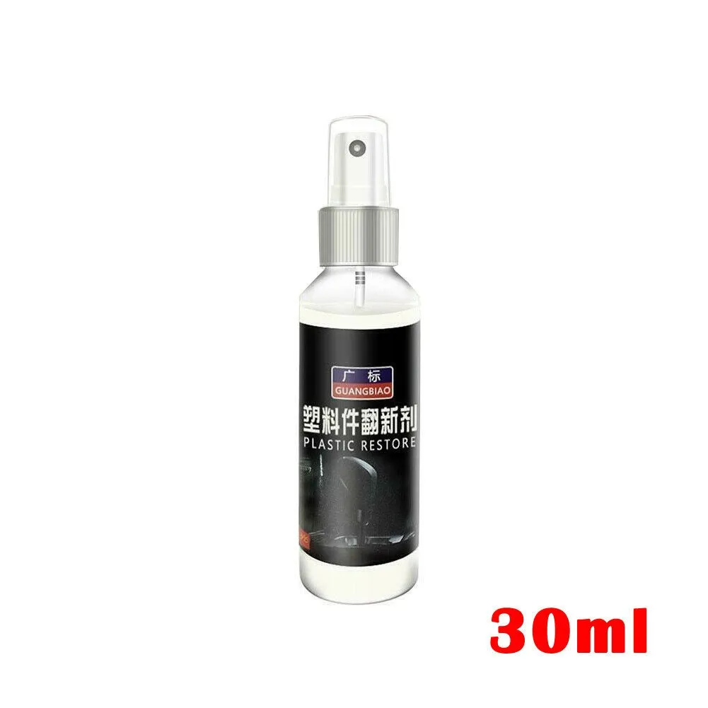 

For Cars Van Suv Motorcycle Motorbike Bicycle 30/50ml Plastic Parts Retreading Restore Agent Wax Instrument Wax Reducing Agent