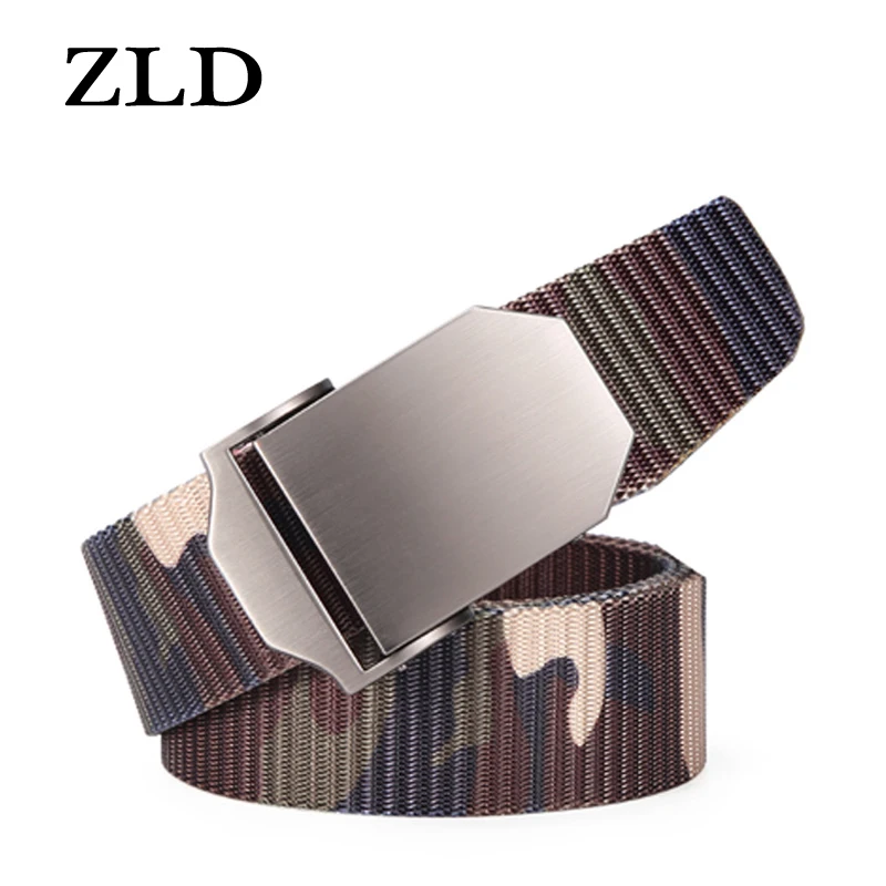 Камуфляжный нейлоновый мужской тактический ремень ZLD широкий Повседневный