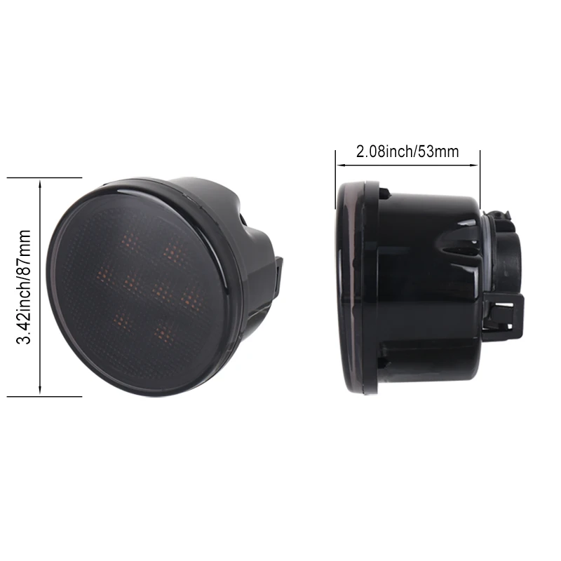 Светодиодная передняя фара указателя поворота для Jeep Wrangler JK JKU 07-17 | Автомобили и