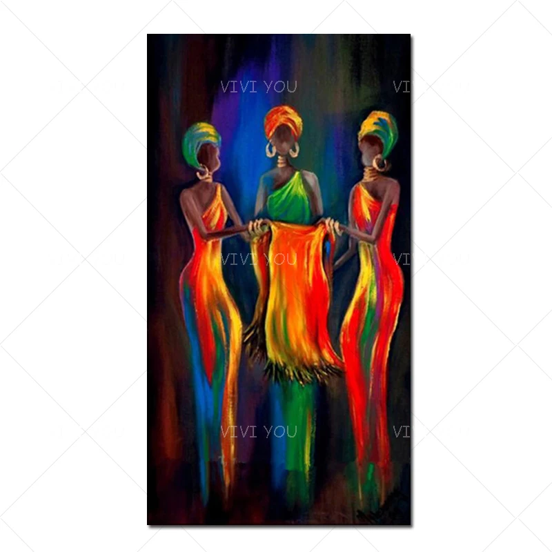 100% ручная работа абстрактная картина маслом для женщин искусство роспись