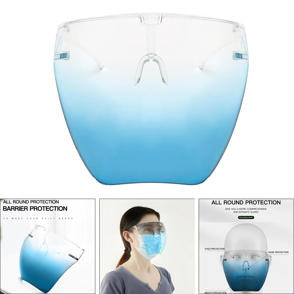 

Safety Full Face Shield Glasses Goggle Splash Prevention Eyewear Clear Visor