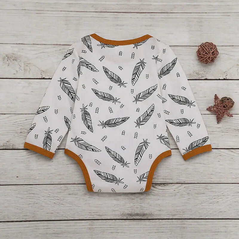 

Toddler Kids Baby Boy Girl Infant Clothes Tops Romper Pants Outfit Set Tracksuit