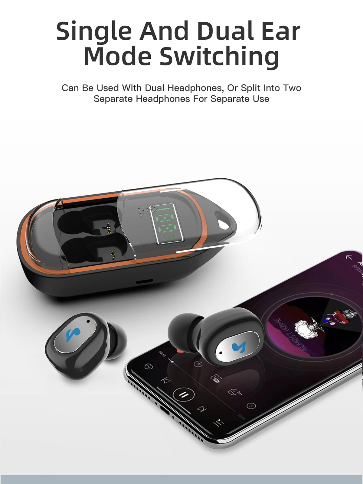 X21S TWS крутые беспроводные наушники Bluetooth 5,0 двойные наушники спортивные гарнитуры с микрофоном для Смарт Iphone 7 8 LG Xiaomi huawei