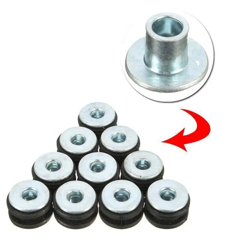 

10 pieces of motorcycle fairing rubber gasket bolt pressure relief pad shockproof