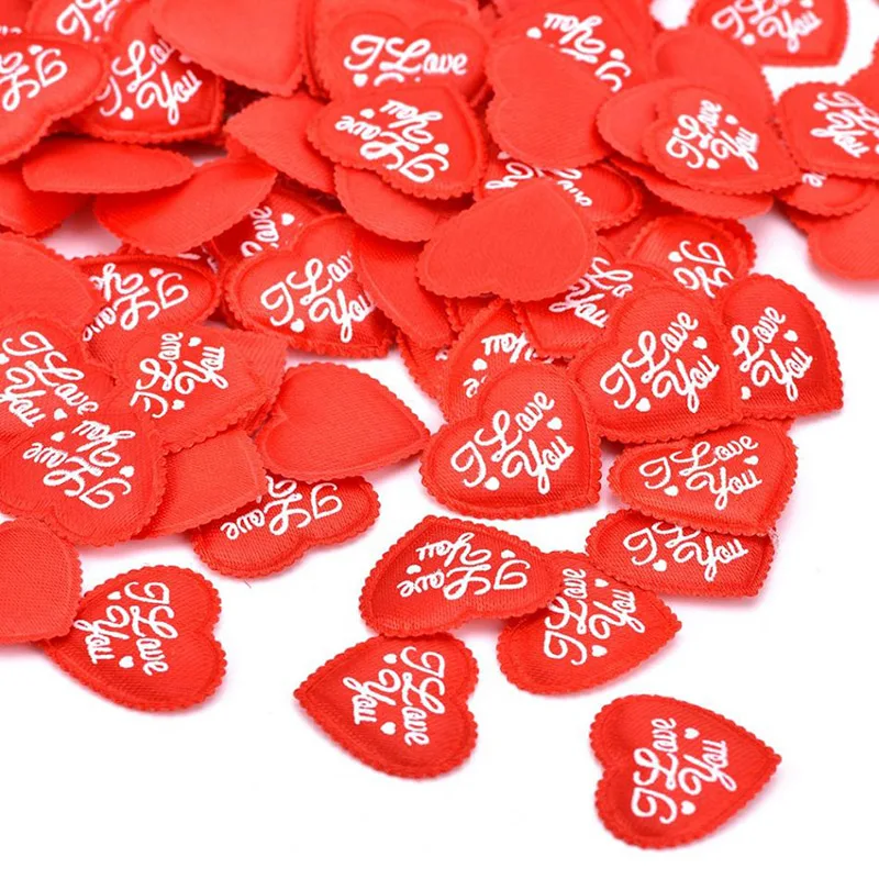 100 шт./лот Свадебные романтические губчатые лепестки в форме сердца свадебные