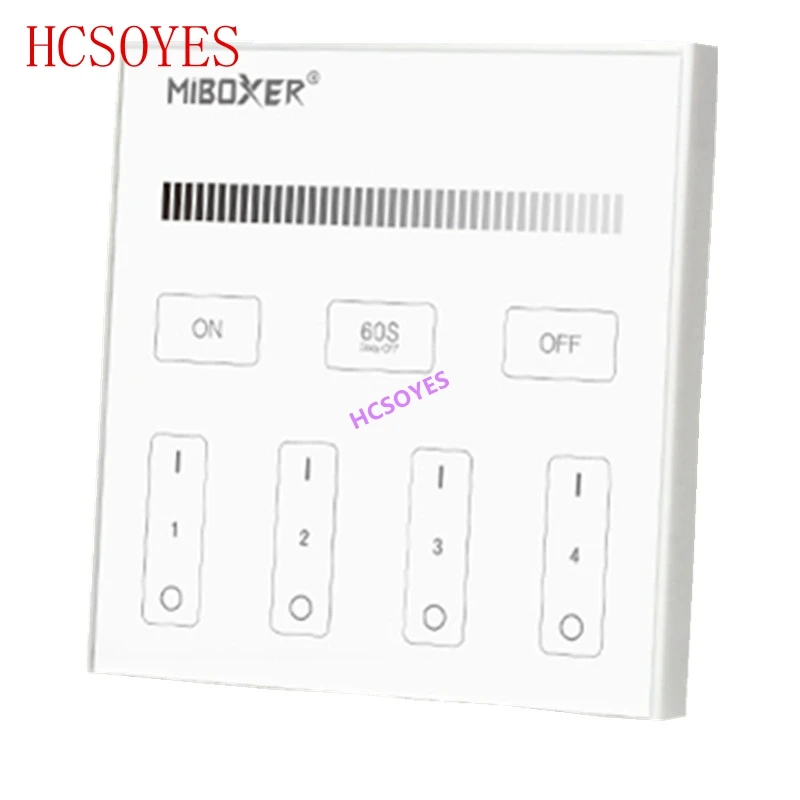 Беспроводной смарт контроллер MIBOXER T1 T2 T3 T4 4 зоны 2 ГГц RGBW RGB + CCT регулировка яркости