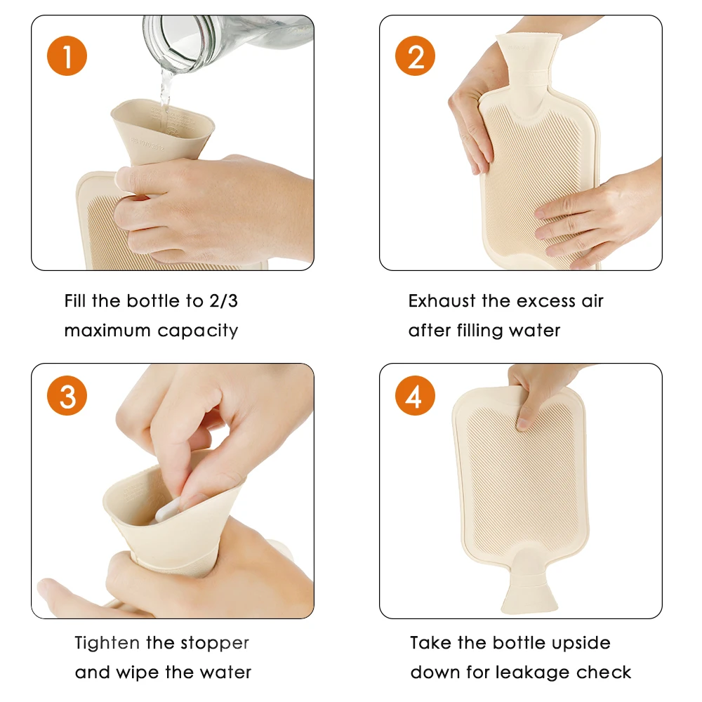 

Winter Hot Water Bottle Warm Heat Reusable Hand Warmer Cute Rubber Stress Pain Relief Therapy Hot Water Bag Hand Warmer 2L