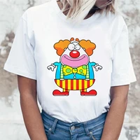 women cute graphic tshirts cute clown short sleeves t shirt funny women shirt female t shirt kawaii harajuku tees