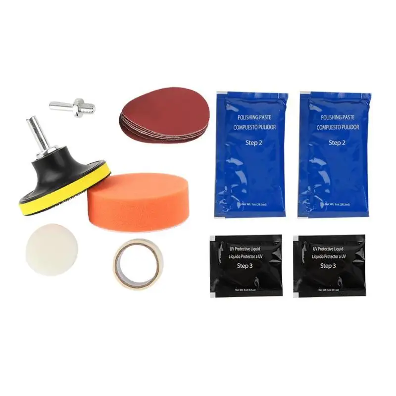 DIY Автомобильный налобный осветлитель набор для полировки защита ремонт