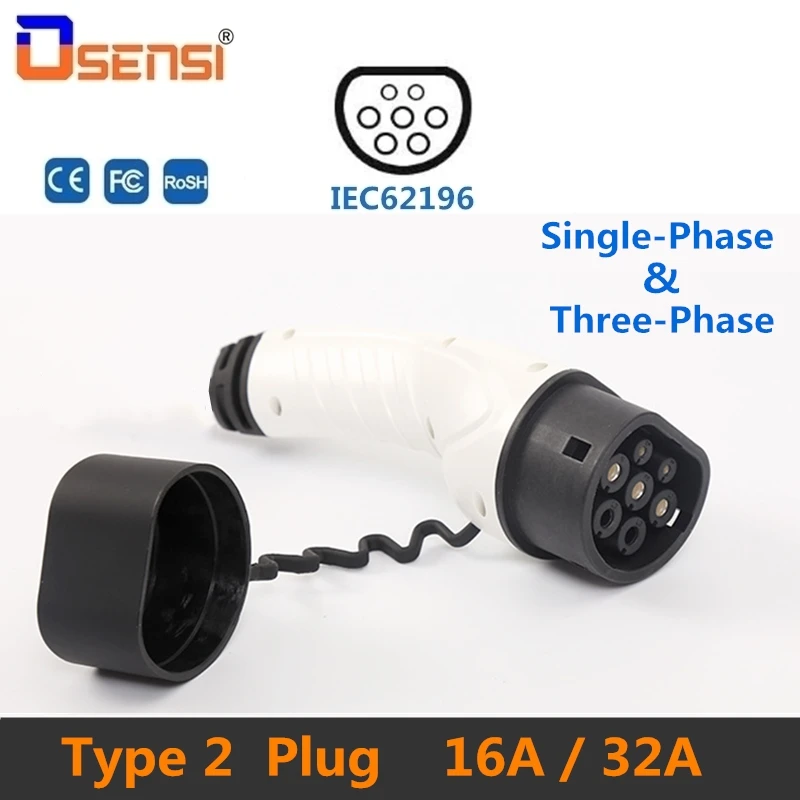 Зарядная Станция ONI 16A 32A EV IEC62196 стандартного типа 2 Mennekes разъем электрическое