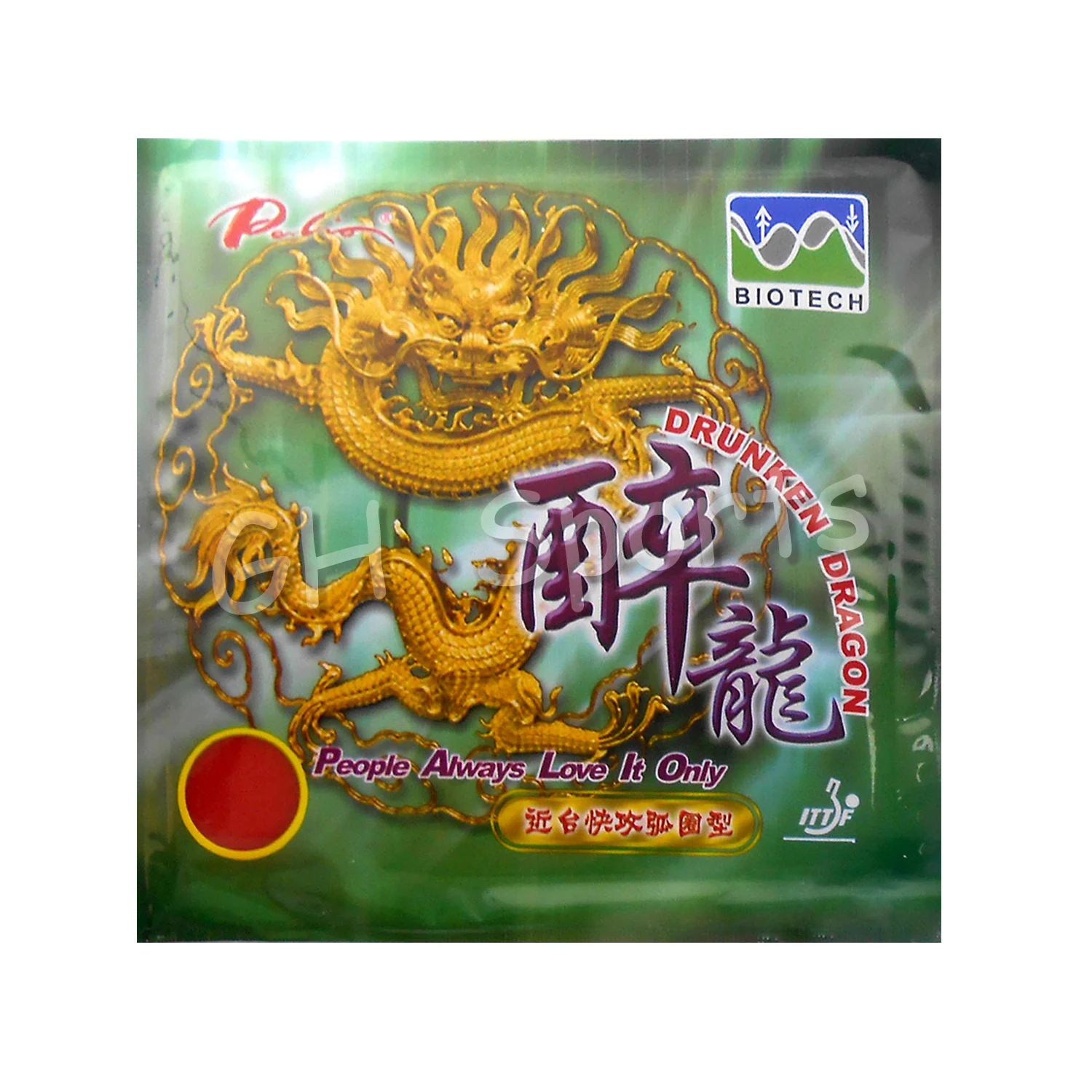Palio Drunken Dragon Pips-в настольном теннисе PingPong резиновый с губкой