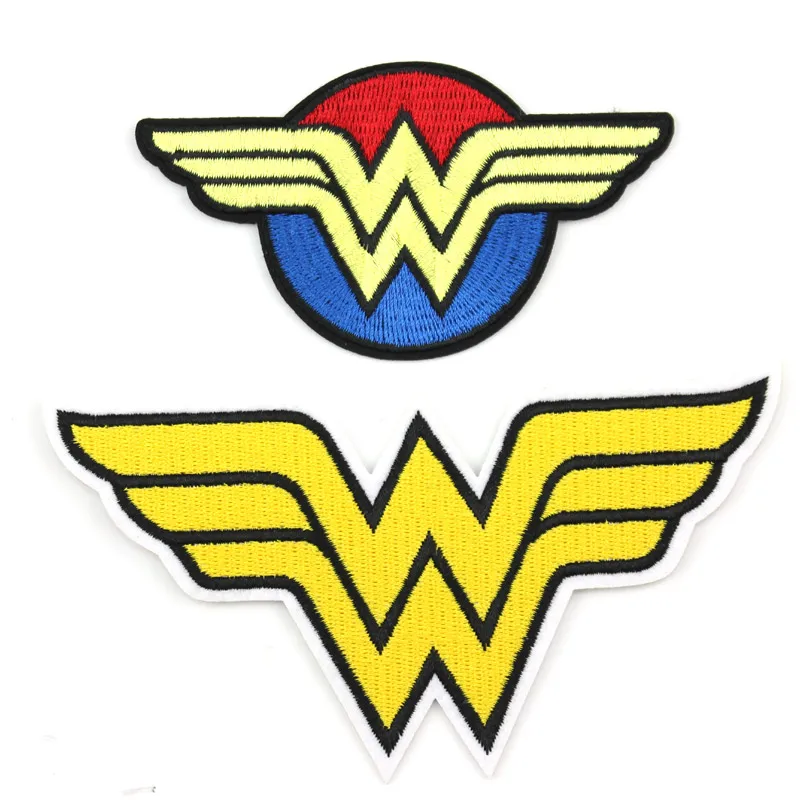 Мультфильм Wonder Woman heros патч вышитые железные патчи для одежды DIY детские наклейки для одежды значки оптом