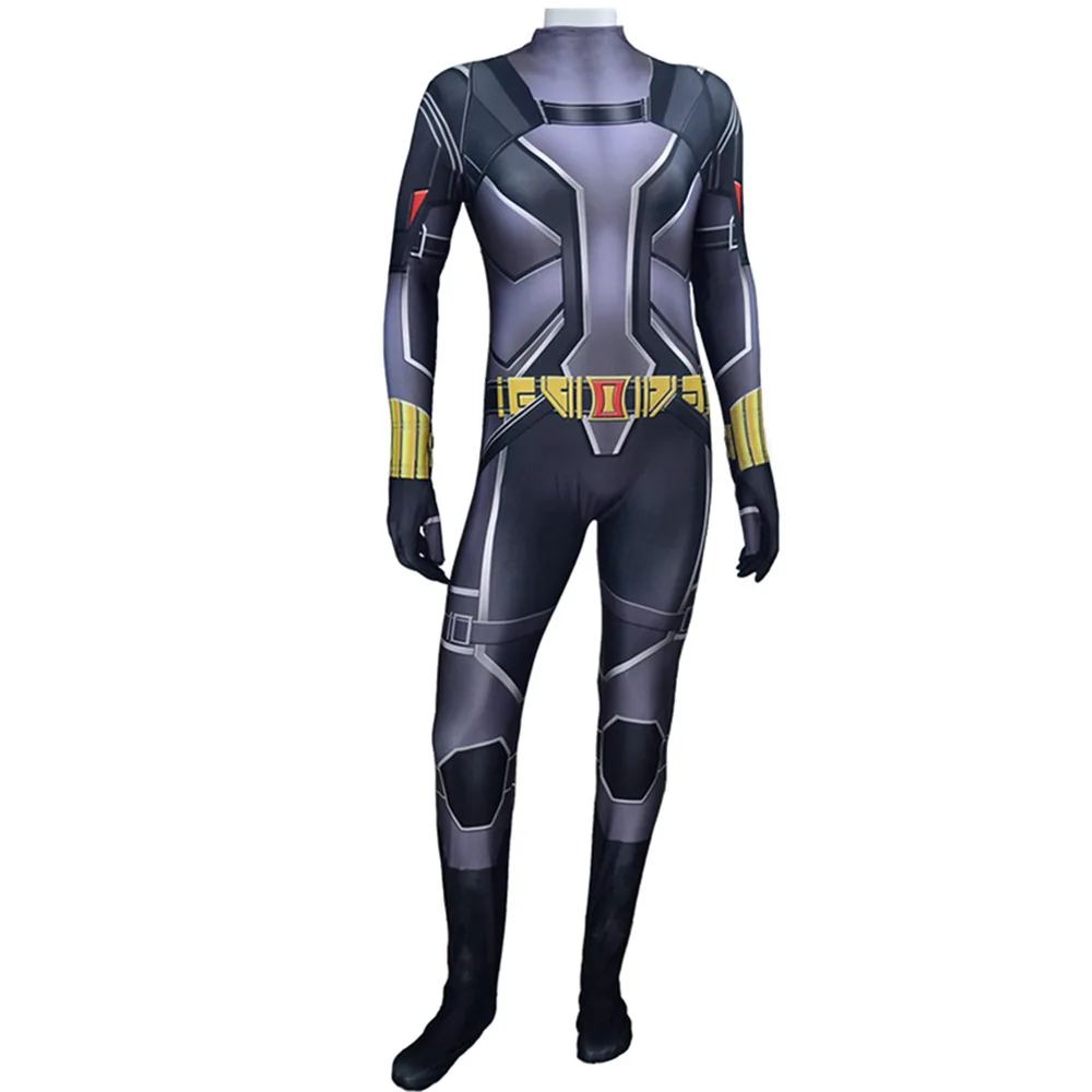 2020 черный костюм вдовы супергероя для косплея зентай на Хэллоуин|Игровые