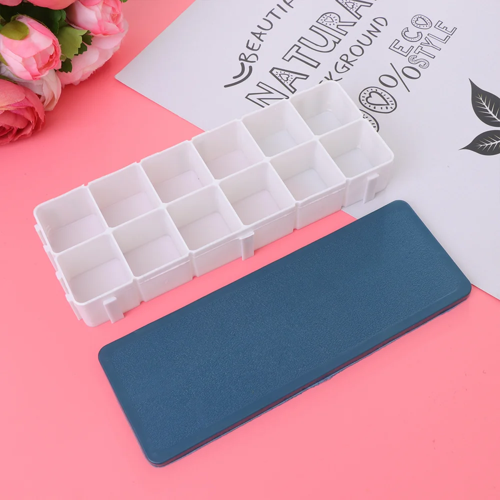 

1Pcs 12 Grids Soft-cover Box Gouache Paint Tray DIY Painting Tool