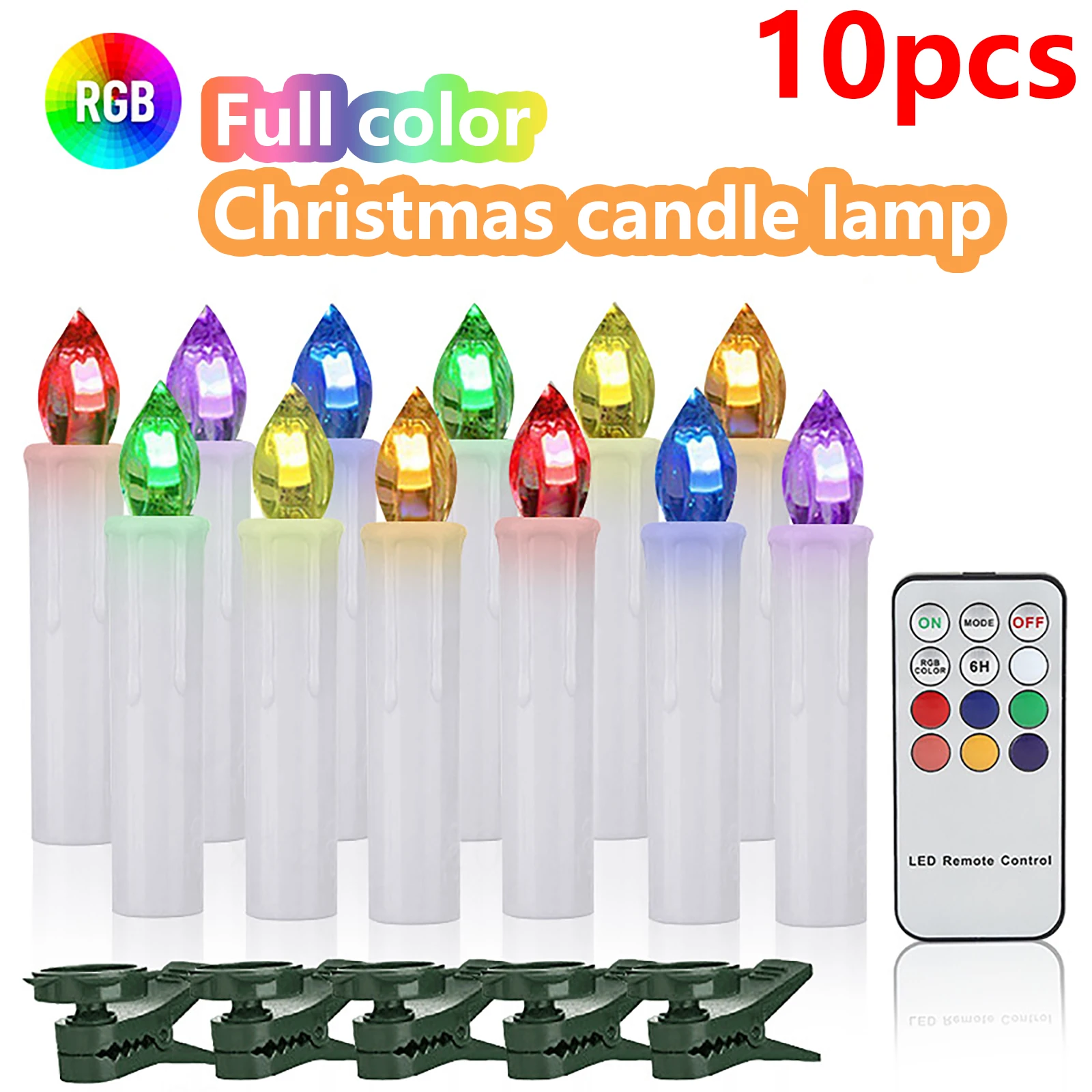 10*LED Candle Lamp Simulation Flame Light Warm candle Family party Christmas birthday party decorated with candles Cвечи velas