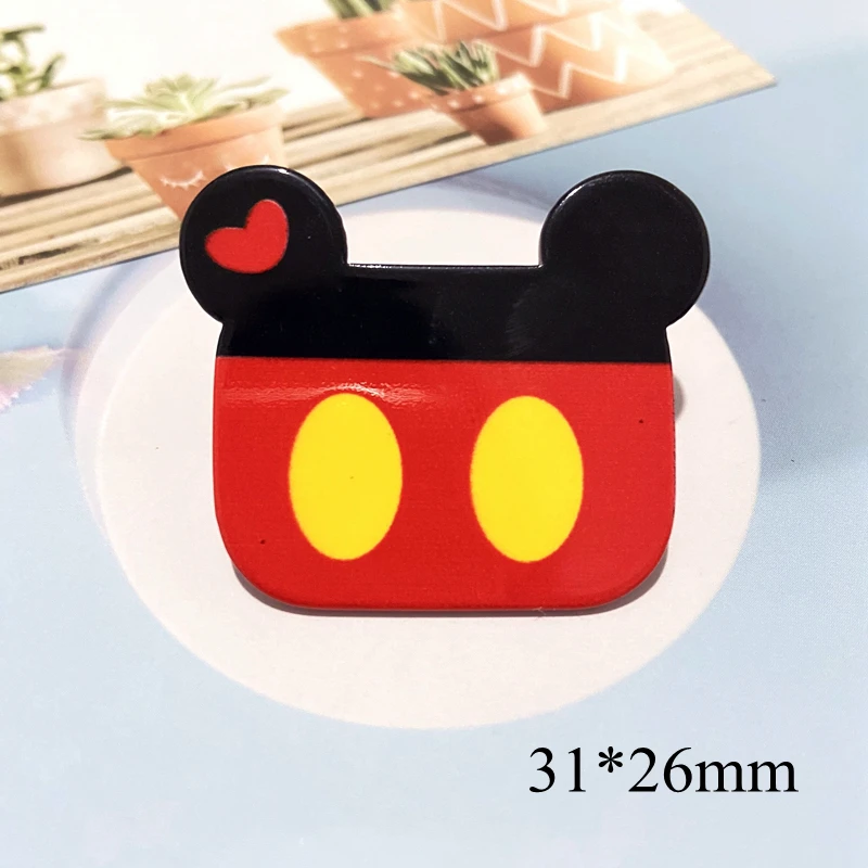 

30Pcs/lot Red Set Lollipop Crown Cherry Strawberry Flower Mushroom Home Decor Patche Applique Phone Case Accessory Clip Supply