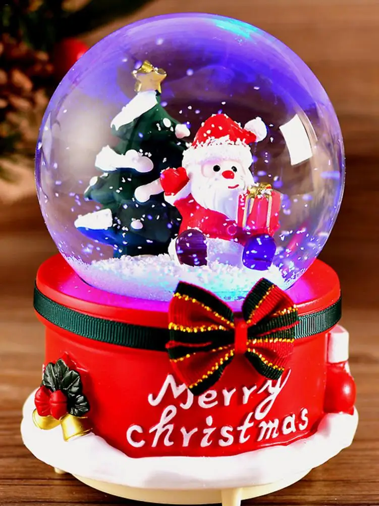 Музыкальные снежные шары с танцующими снежинками ручная работа водяные поделки