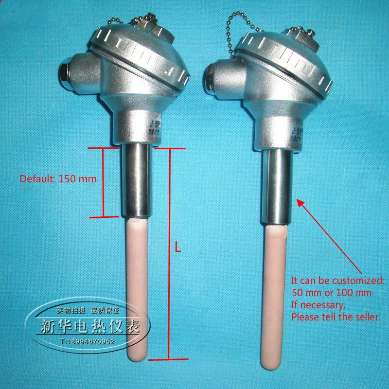 Термопара типа K термопара с керамической трубкой Корундовая трубка термопарой