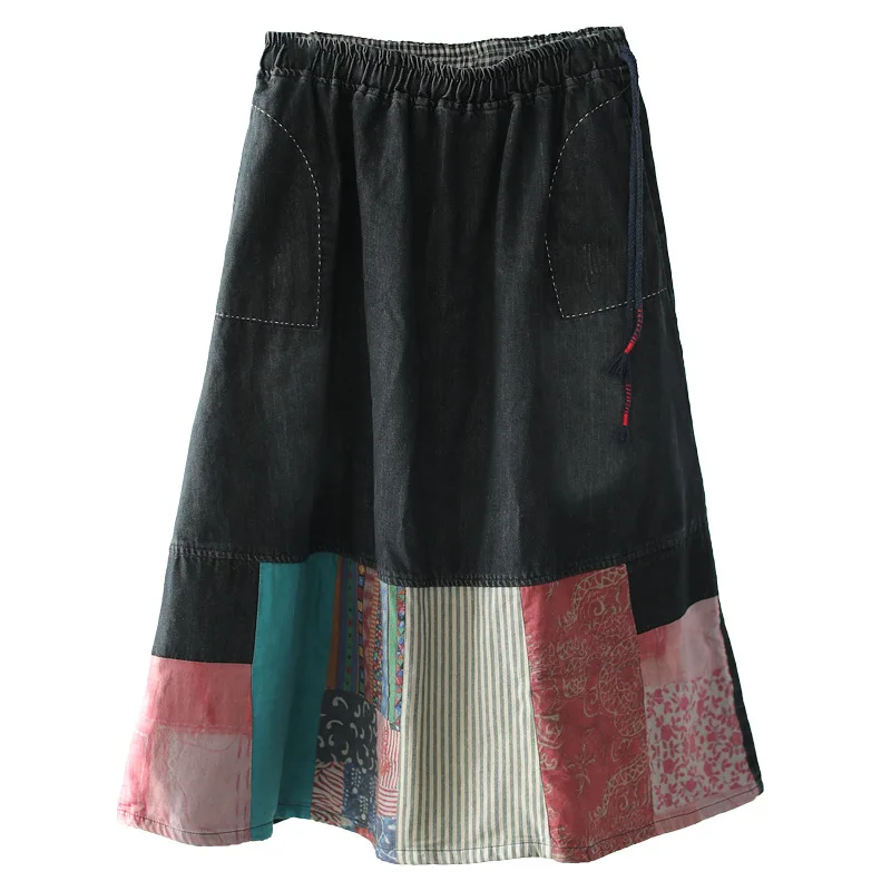 Осенняя юбка женская модная повседневная джинсовая 2019 новая для женщин с