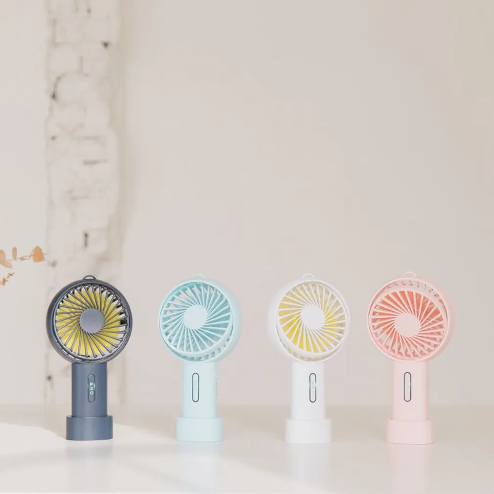 Мини usb вентилятор портативный ручной тихий регулируемый 3 охлаждающий воздух