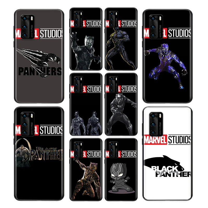

Marvel superhero panther Black Soft For Huawei P Smart 2021 2020 Z S Plus Mate 40 RS 30 20 10 Pro Lite 2019 2018 Phone Case