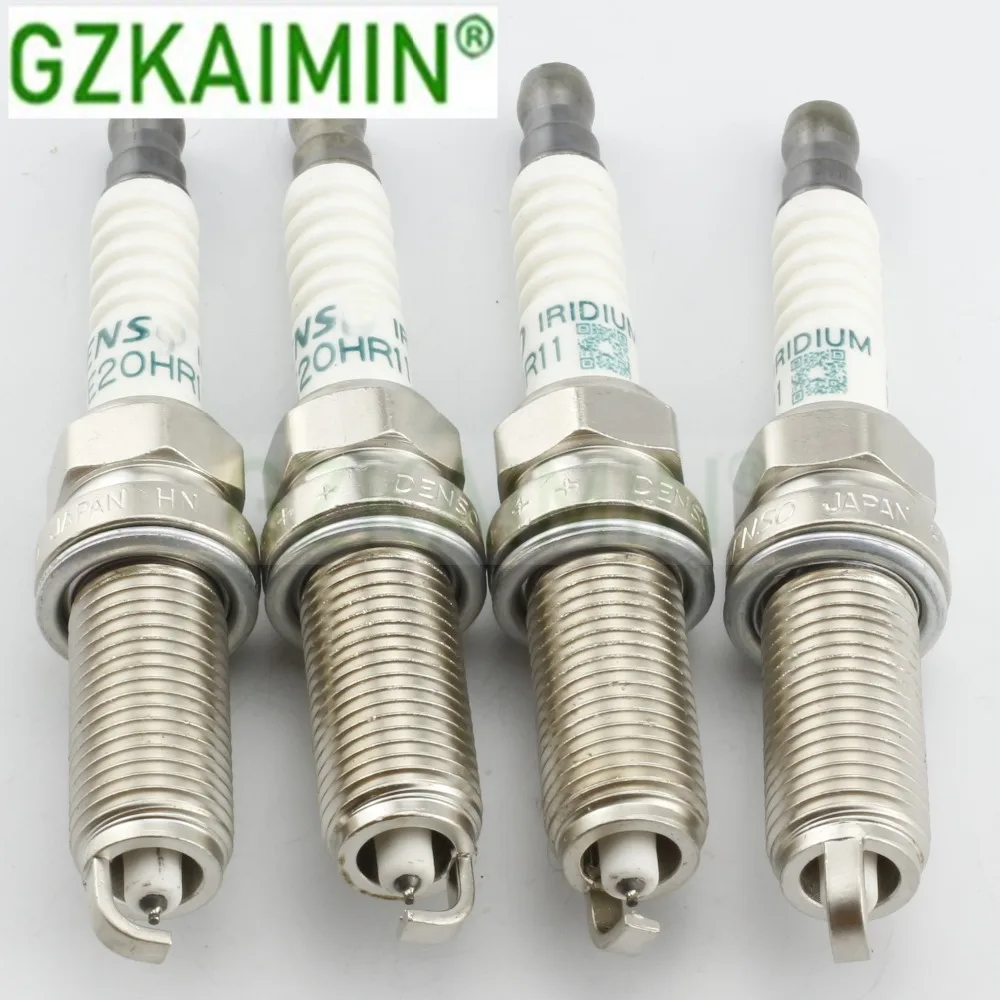 Набор из 4 высококачественных свечей зажигания для OEM 22401-JD01B FXE20HR11 для NISSAN Altima Versa Sentra Rogue Cube