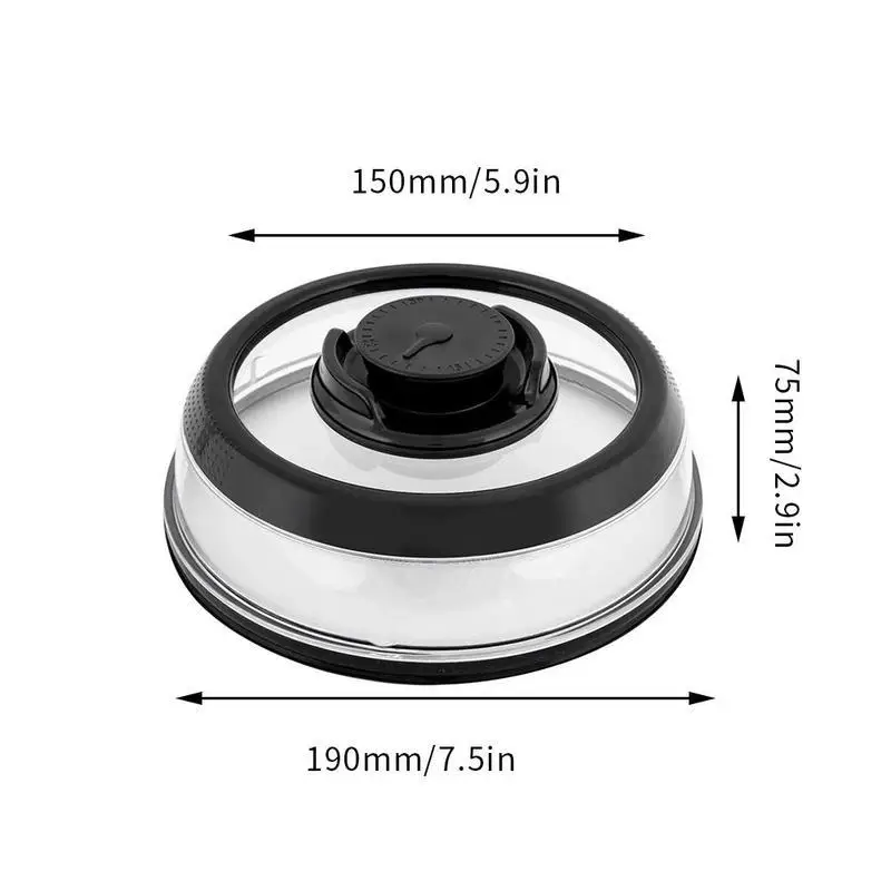 

Vacuum Food Sealer Cover Kitchen Instant Vacuum Food Sealer Fresh Cover Refrigerator Dish Covers Lid Topper Dome Kitchen Tool