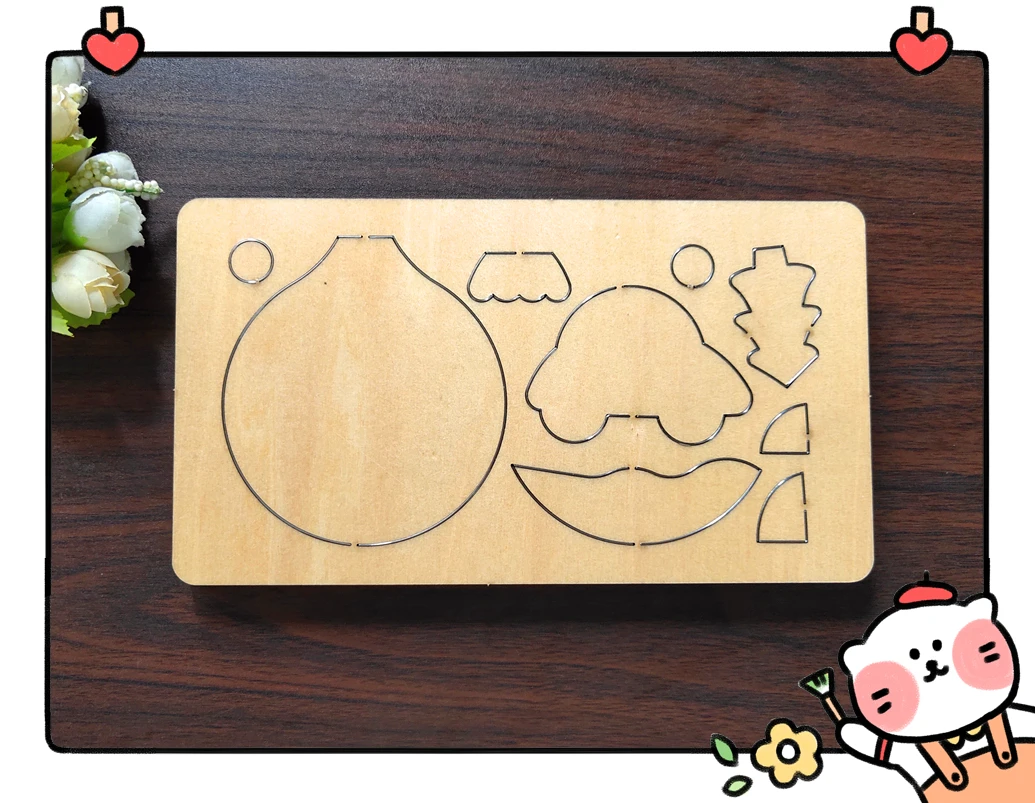 Новые рождественские украшения деревянные штампы для скрапбукинга C-811 разных