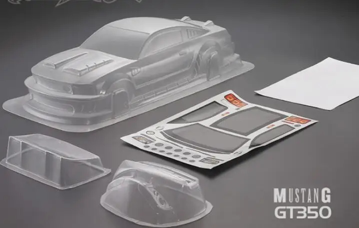 Масштаб 1/10 RC дрифт Onroad внутренний корпус 1966 Ford Mustang GT 200 мм для HPI KYOSHO TAMIYA HSP REDCAT FS