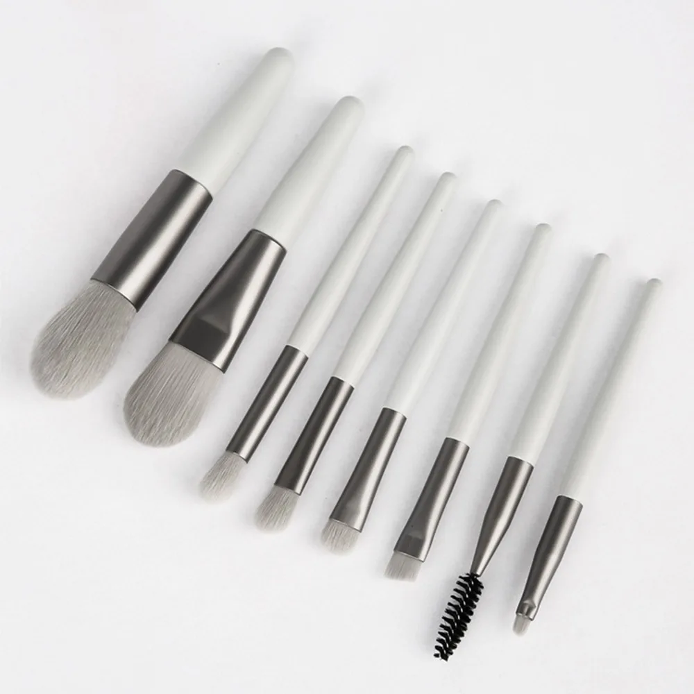 

Makeup Brushes 8 PCs Makeup Brush Set Premium Foundation Brush Blending Face Powder Concealers Eye Shadows Make Up Brushes Kit