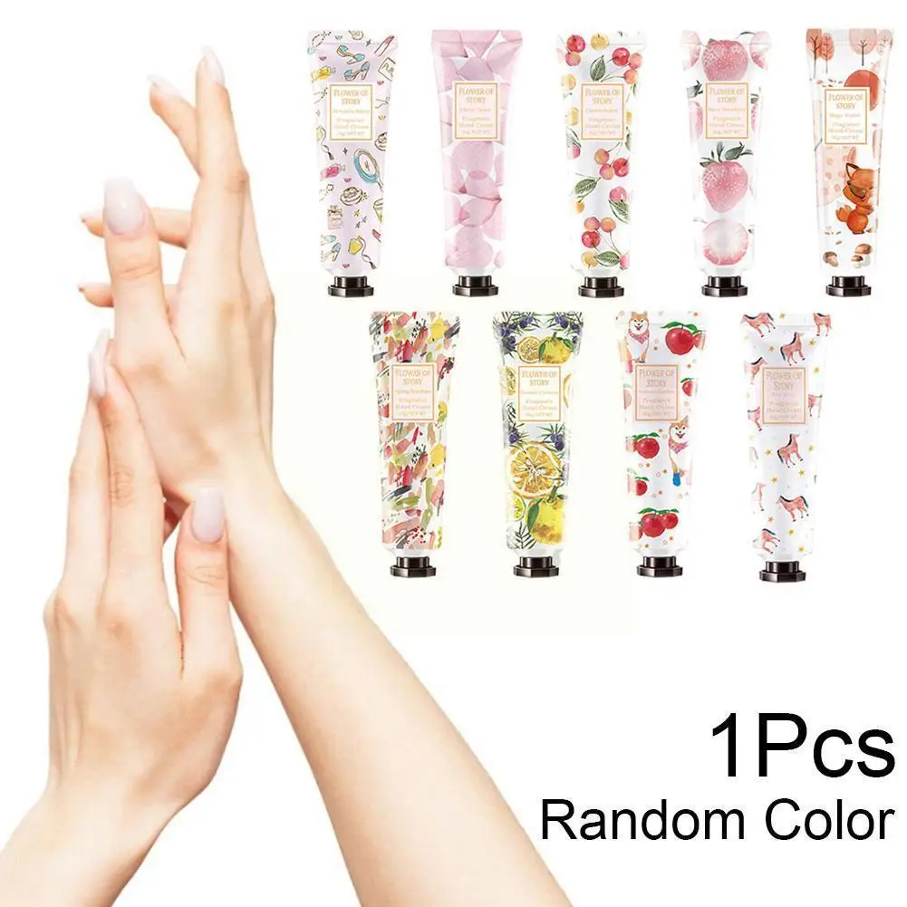 

Floral Fruity Repair Hand Cream Moisturizing Anti-chapping Winter Anti-crack Cream Cream Hand Hand Skin Whitening S0V6