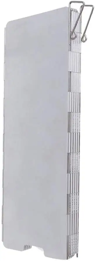 

10 Plates Foldable Gas Stove Wind Shield Outdoor Camping Cooking Windproof Screen Aluminium Alloy Outdoor Stove Windshield