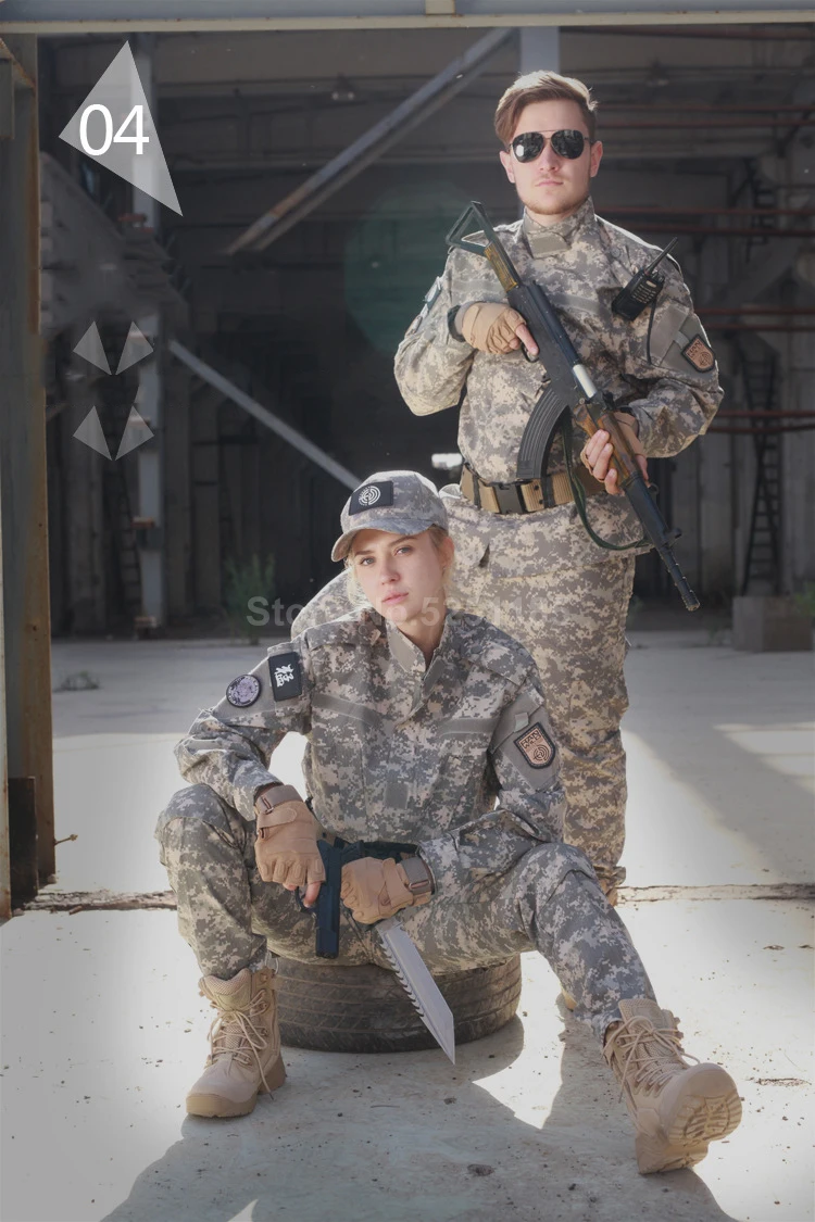 Men Army Camouflage Tactical Military Uniform Women Hunt Jacket Tatico Pants Combat Clothes Militar Outfit Airsoft Training Suit