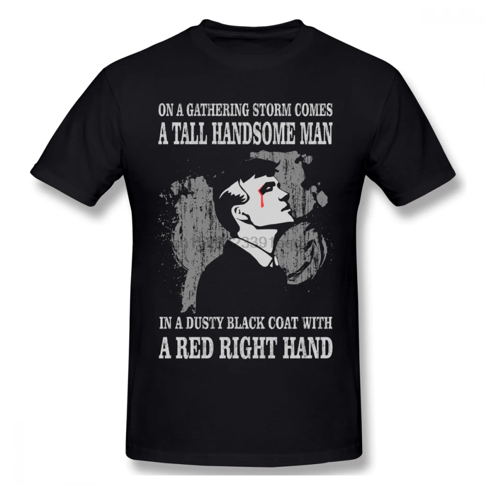 

TV Show Peaky Blinder T-shirt For Men Plus Size 5XL 6XL Team Tee