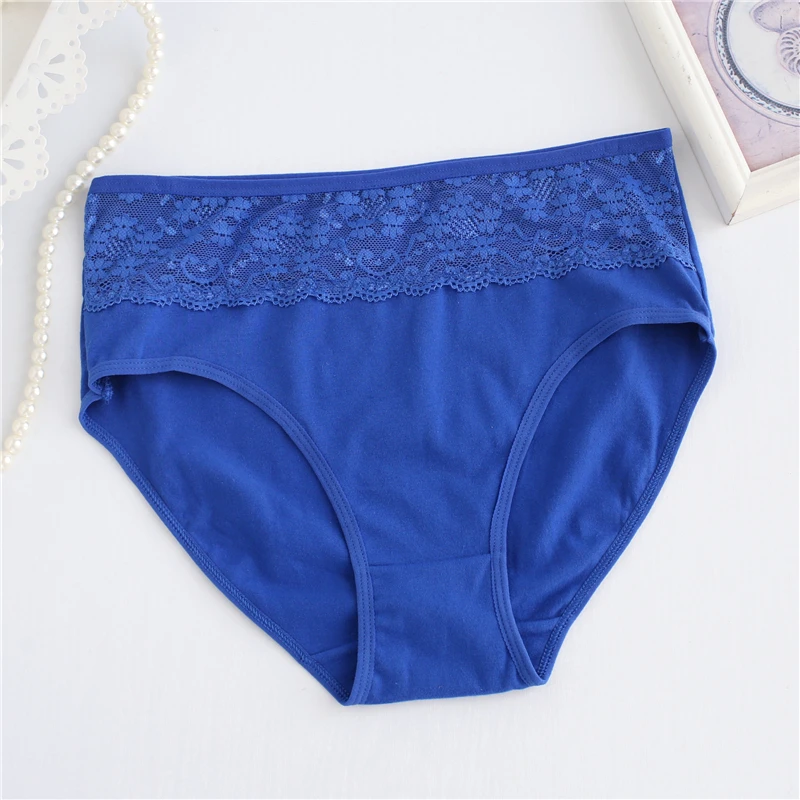 Женские хлопковые трусы женское кружевное белье размера плюс 5XL женские трусики